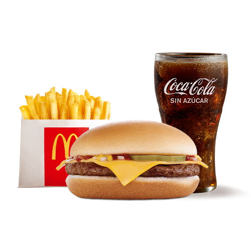 Combo Imperdible Hamburguesa con Queso
