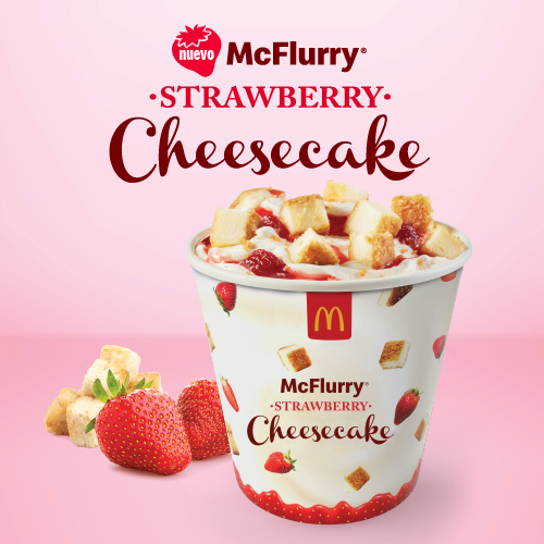 McFlurry Strawberry Cheescake